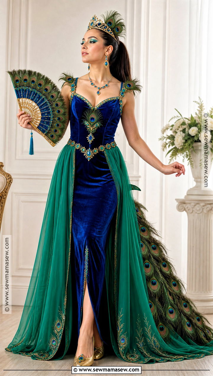 Peacock Queen Costume - 40 unique halloween costumes for women