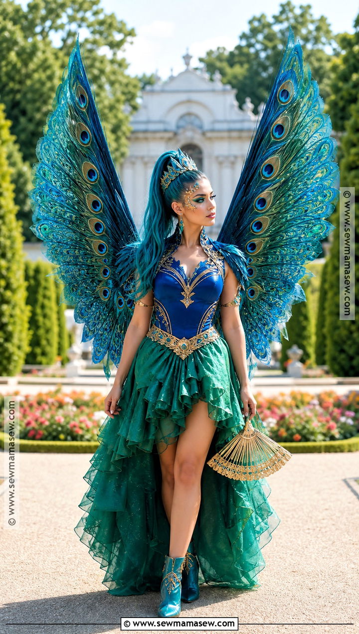 Peacock Wings Cosplay - 30 Cosplay Wings Ideas