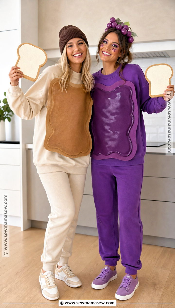 Peanut Butter And Jelly Bestie Costume - 40 bestie costume ideas