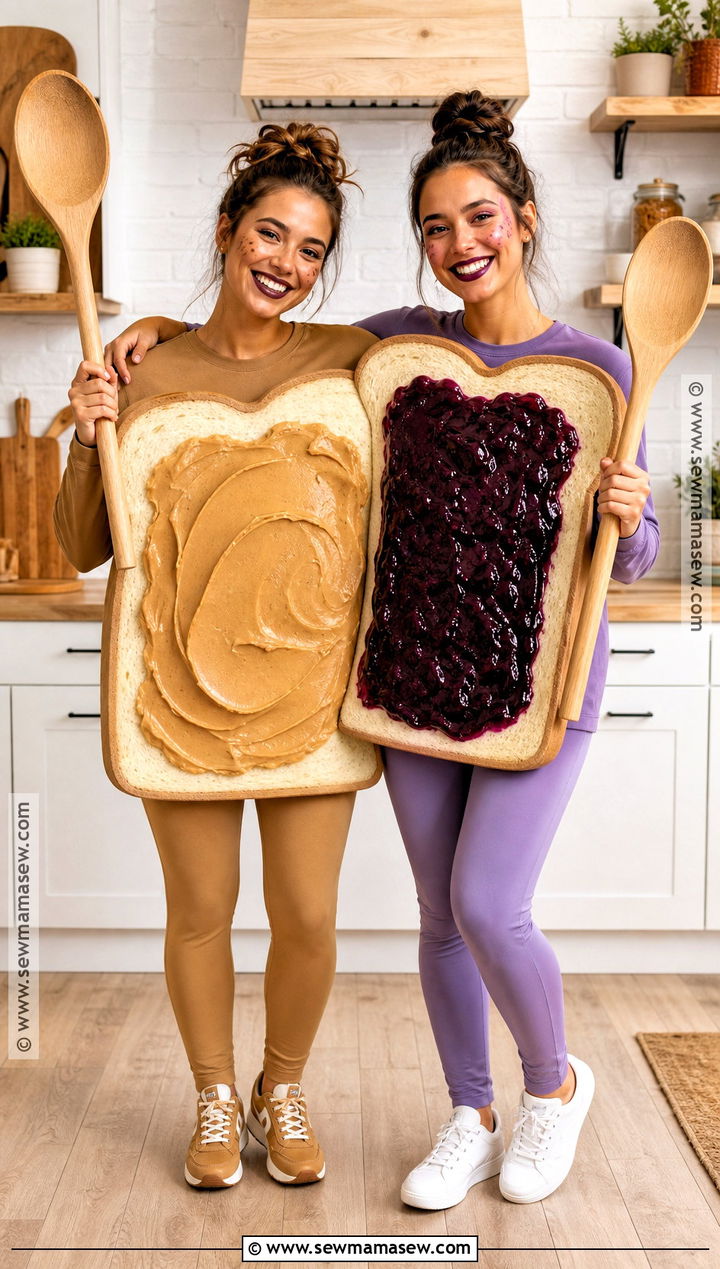 Peanut Butter And Jelly Costume - 35 best friends halloween costumes