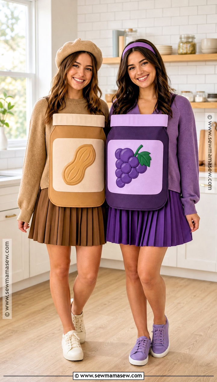 Peanut Butter And Jelly Costume - 35 female duo costumes