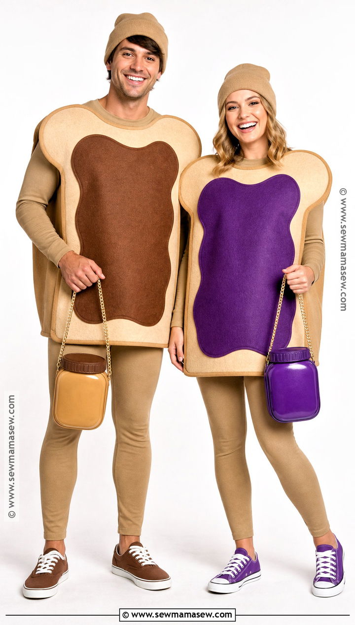 Peanut Butter And Jelly Costume - 35 iconic duo halloween costumes
