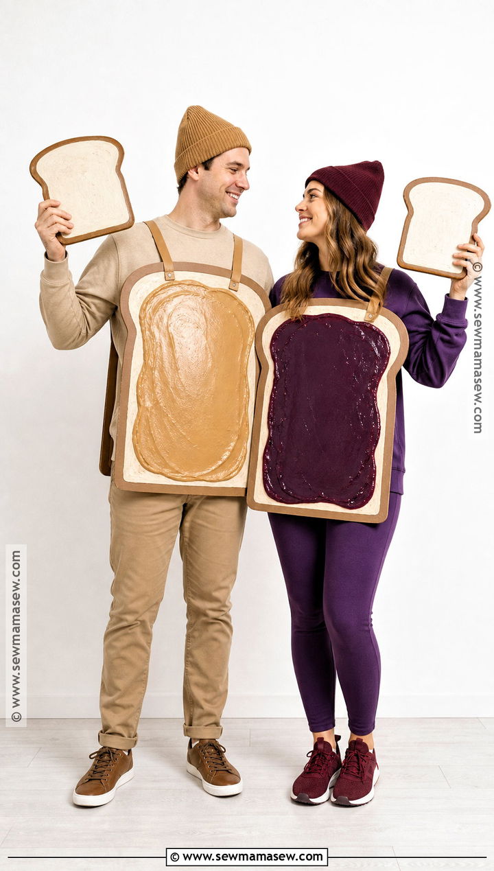 Peanut Butter And Jelly Costume - 40 last minute couples costumes