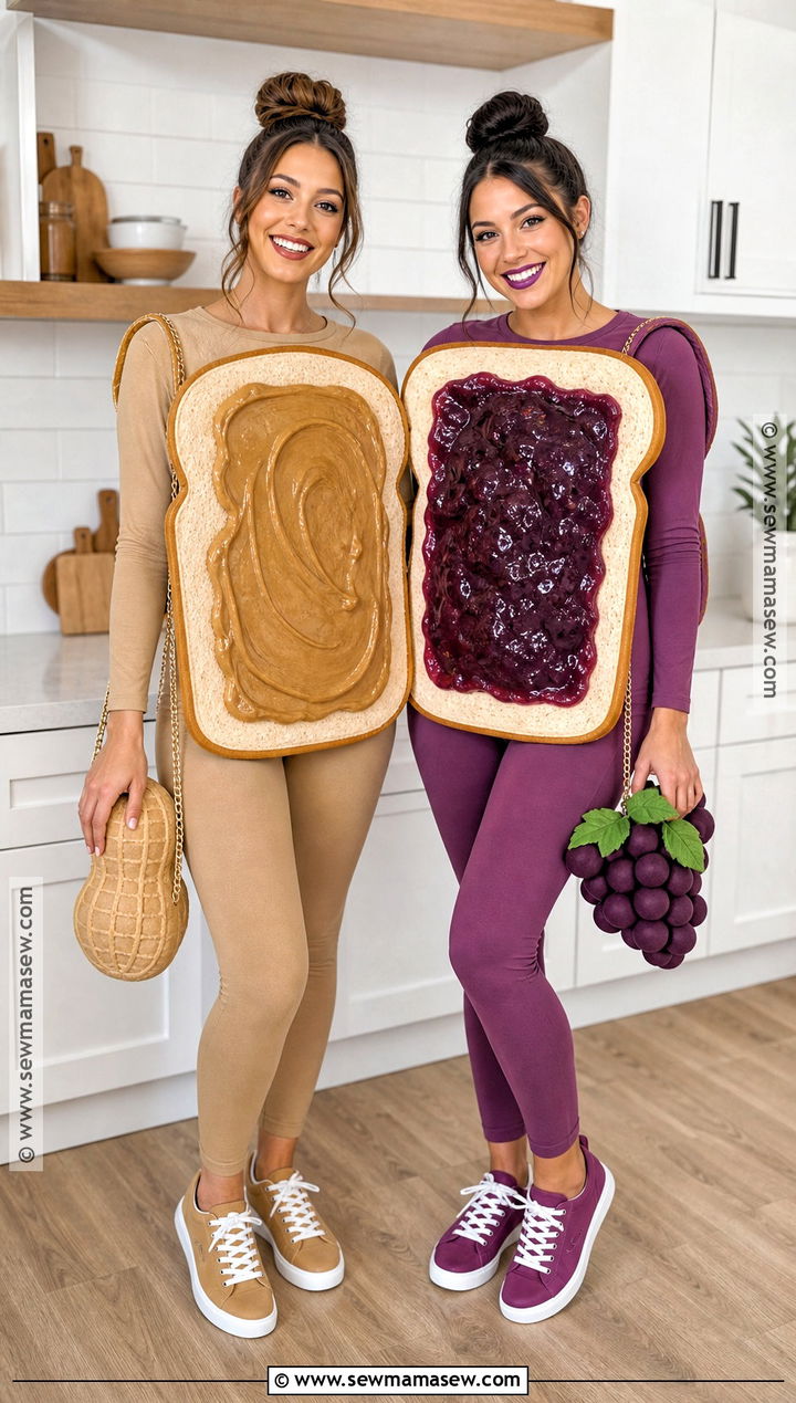 Peanut Butter And Jelly Costume - 30 duo halloween costumes for women