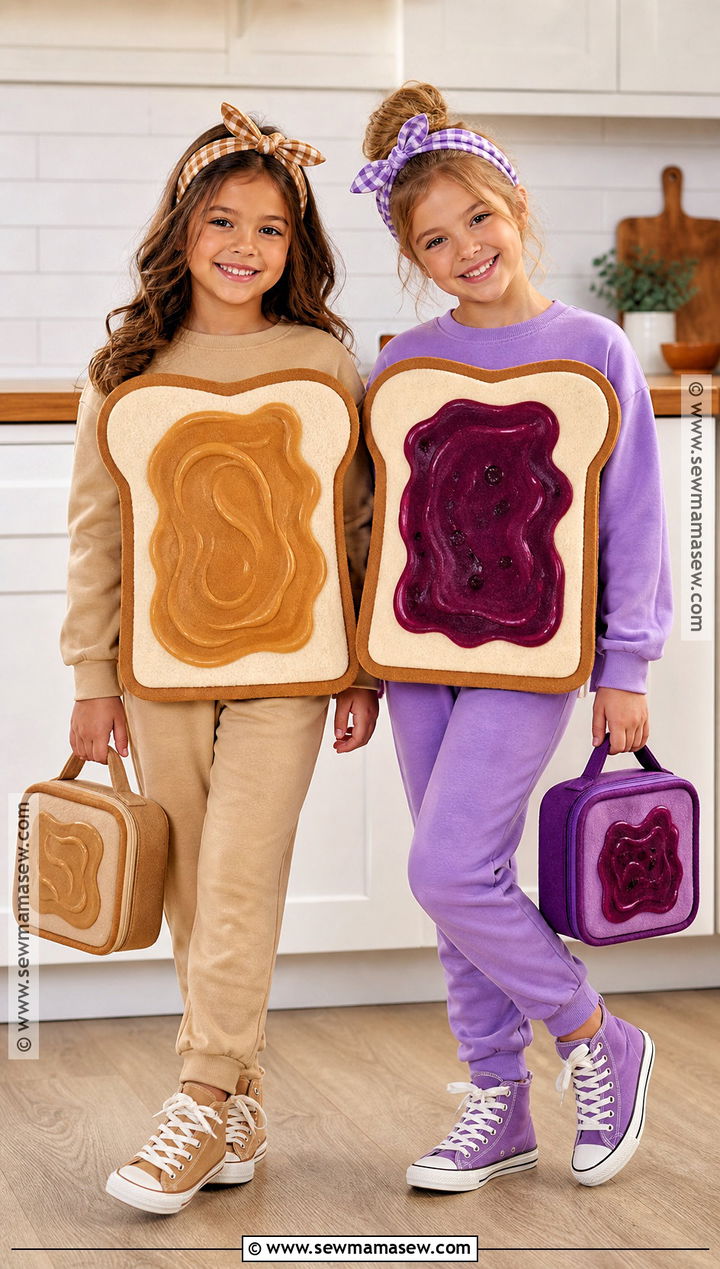 Peanut Butter And Jelly Costume - 30 halloween costumes for 2 for girls