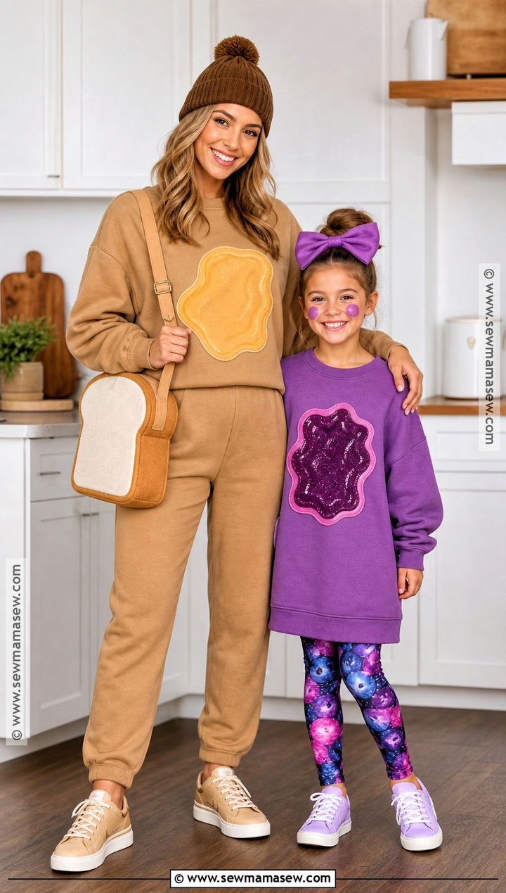 Peanut Butter And Jelly Costume - 30 mom daughter halloween costumes