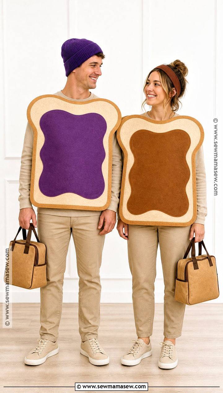Peanut Butter And Jelly Couple Costume - 35 costumes for halloween