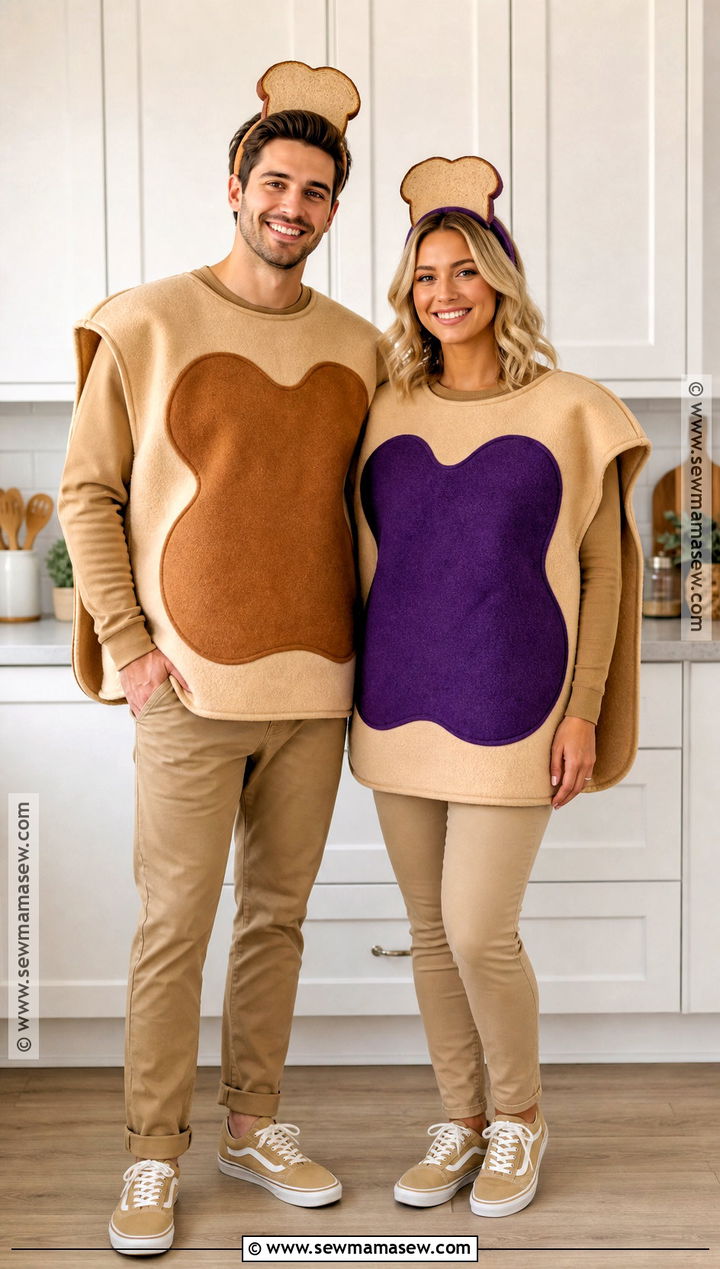 Peanut Butter And Jelly Couple Costume - 35 matching couple costumes