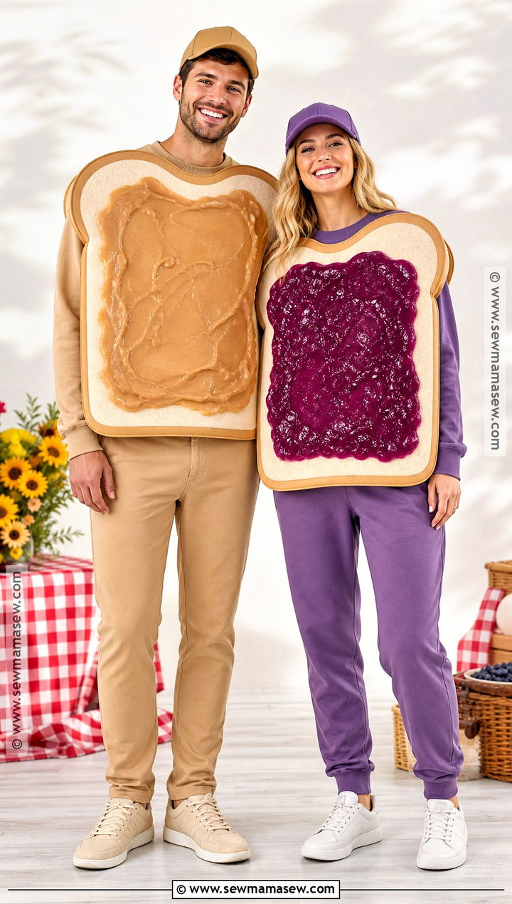 Peanut Butter And Jelly Couple Costume - 40 couple costume ideas
