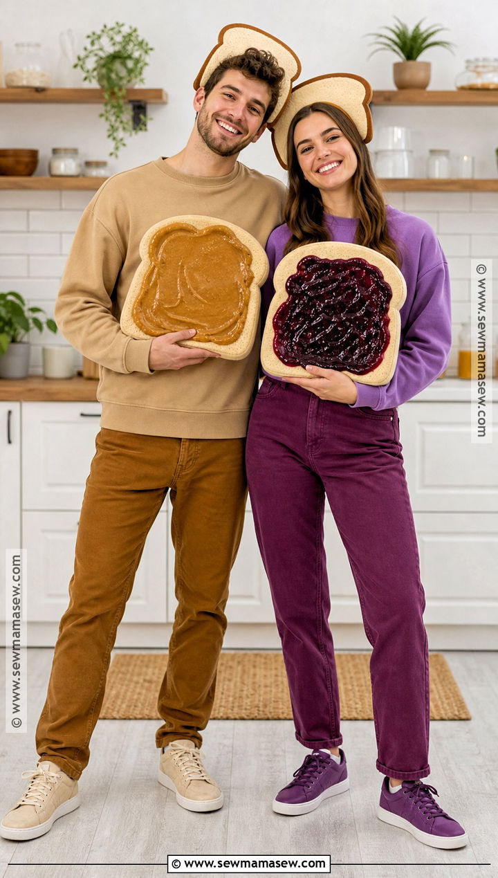 Peanut Butter And Jelly Couple Costume - 50 couples costume ideas