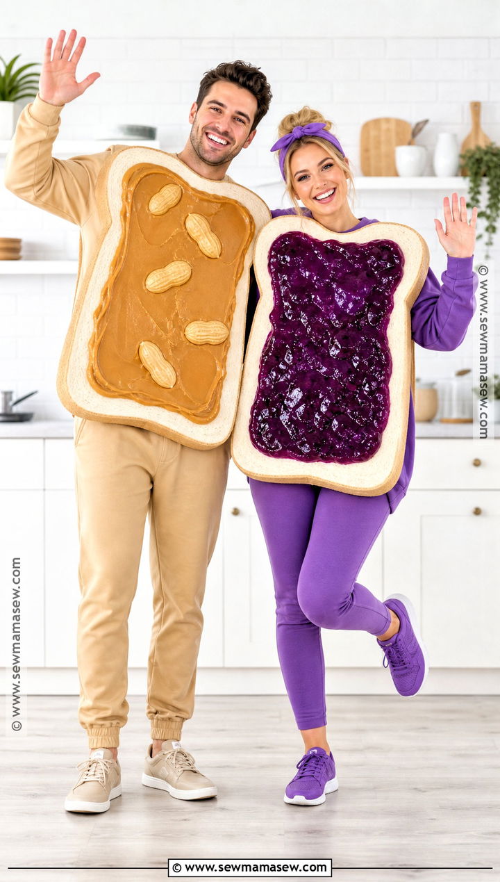 Peanut Butter And Jelly Couple Costume - 35 best halloween costumes for couples