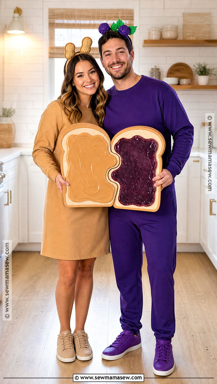 Peanut Butter And Jelly Couple Costume - 30 costumes funny