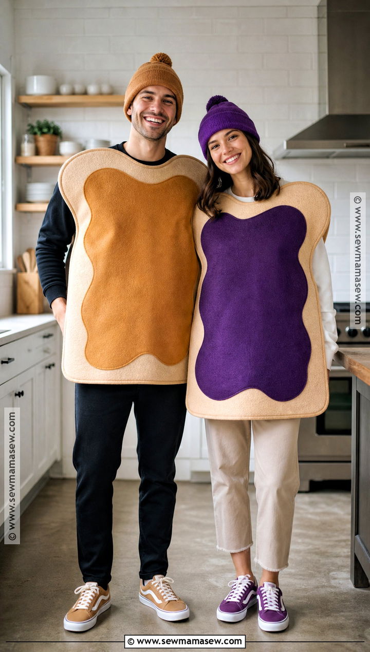 Peanut Butter And Jelly Couples Costume - 35 fun couples costumes