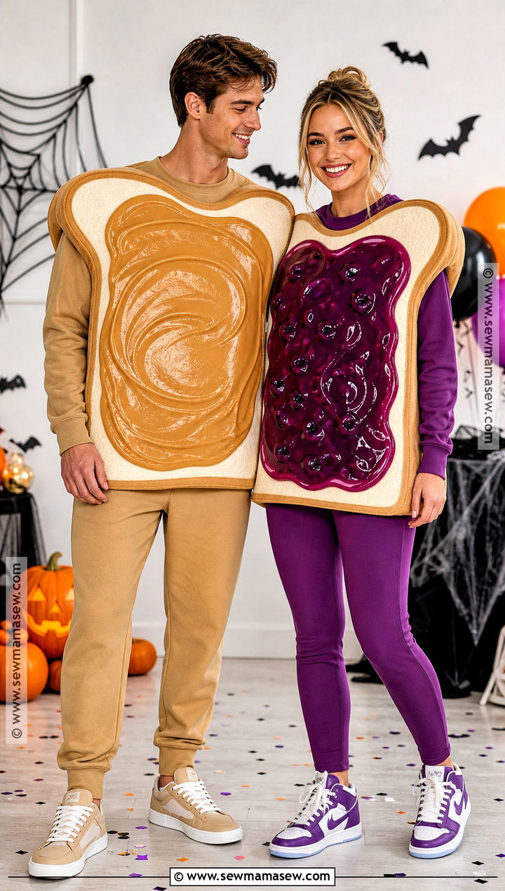 Peanut Butter And Jelly Couples Costume - 35 cute couples costumes for halloween