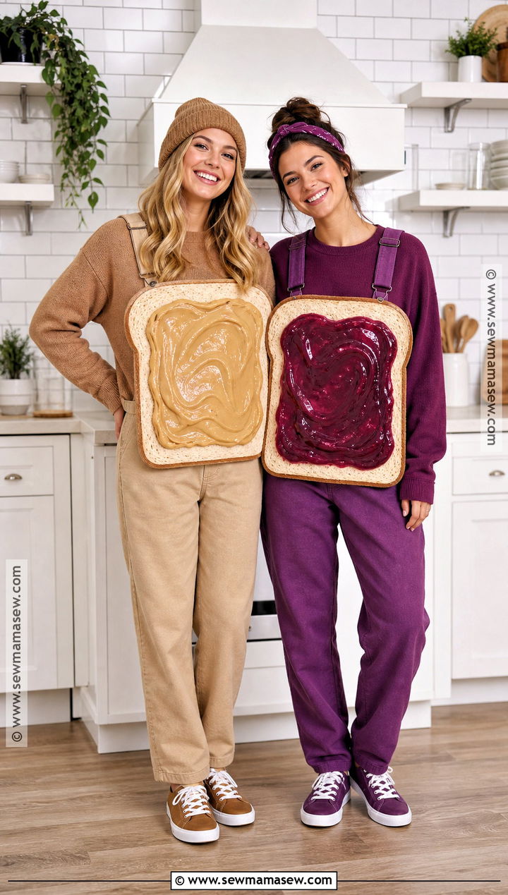 Peanut Butter And Jelly Duo Costume - 35 unique duo halloween costumes
