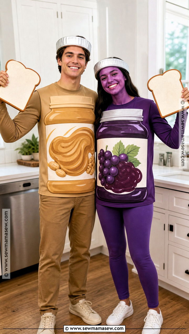 Peanut Butter And Jelly Duo Costume - 40 costume halloween duo ideas