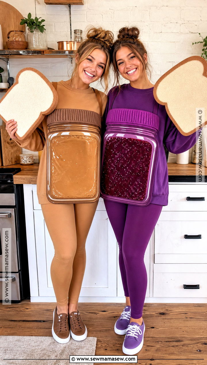 Peanut Butter And Jelly Duo Costume - 40 halloween costume duo ideas