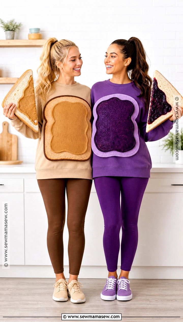 Peanut Butter And Jelly Duo Costume - 45 halloween costumes women duo