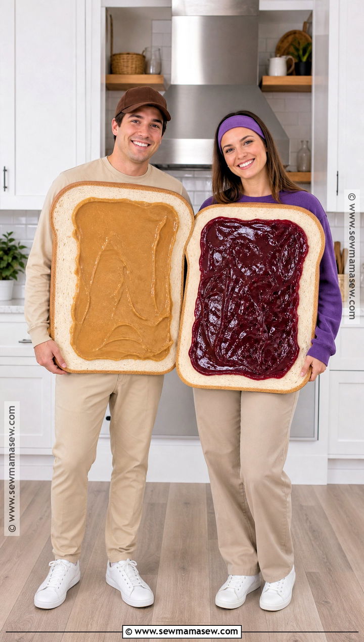 Peanut Butter And Jelly Duo Costume - 50 halloween costumes duo