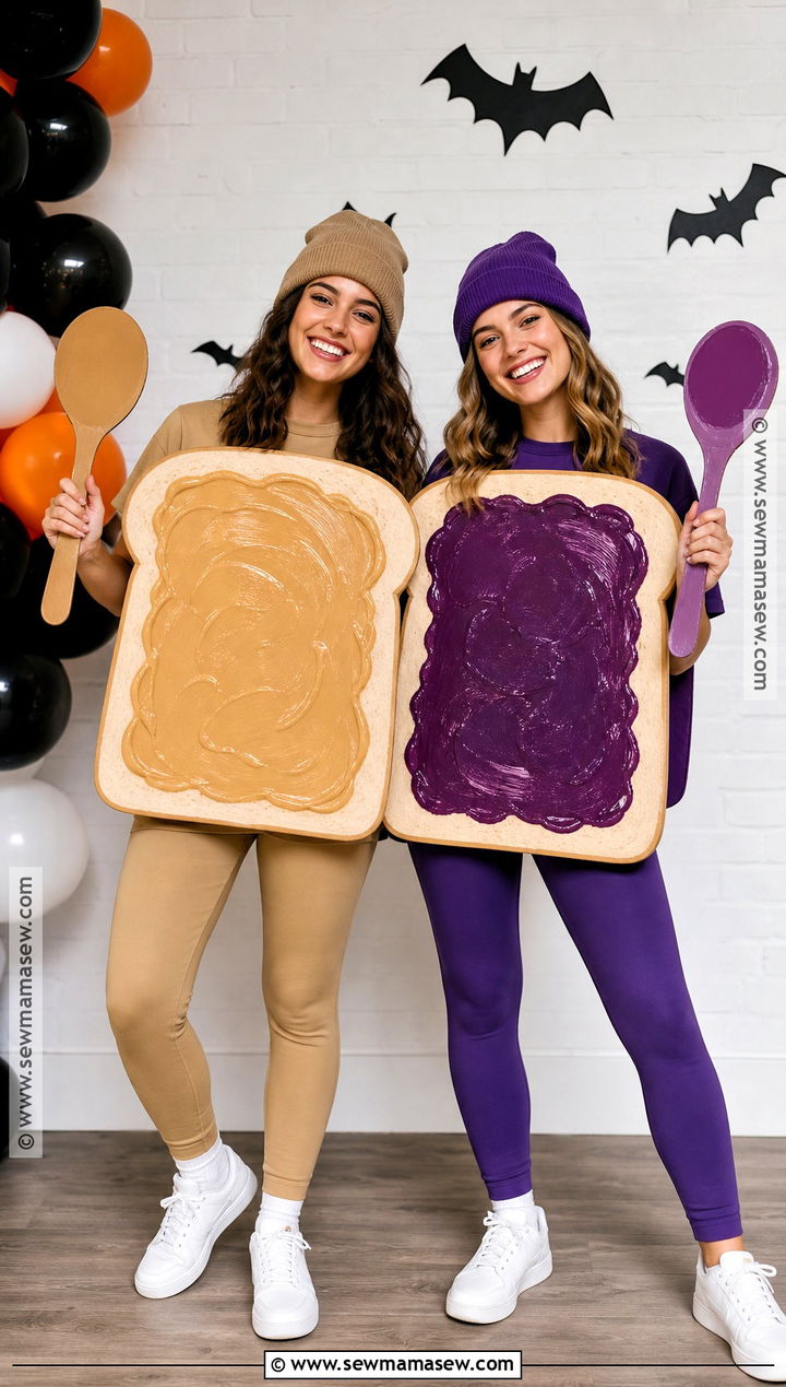 Peanut Butter And Jelly Duo Costume - 30 cute halloween costumes duo