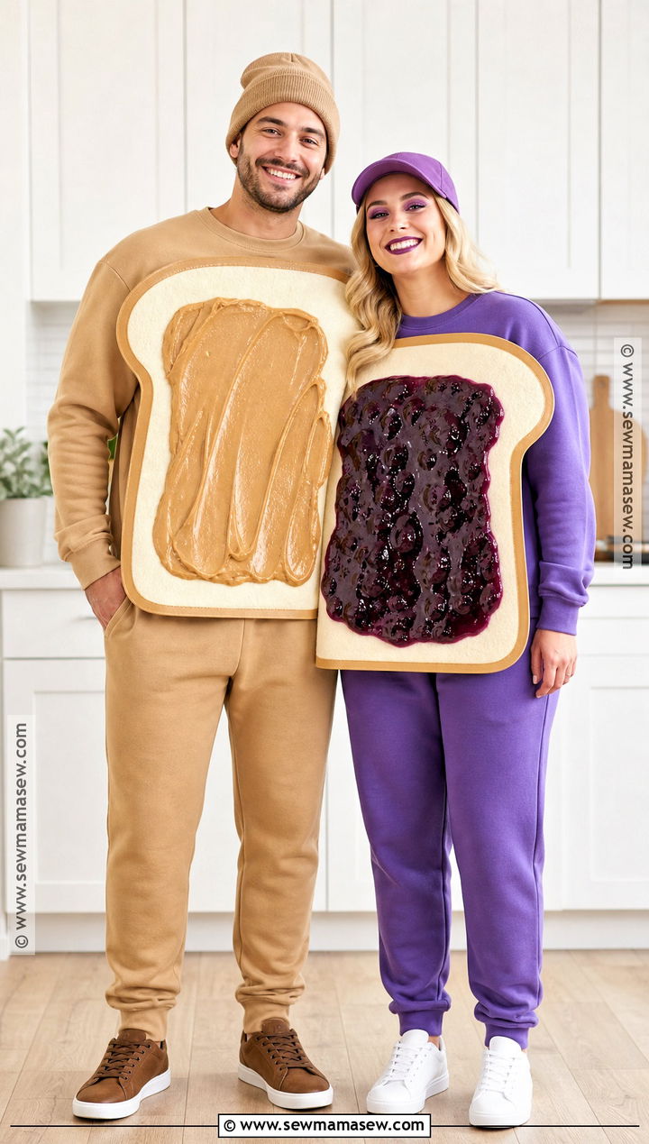 Peanut Butter And Jelly Duo Costume - 30 duo halloween costume ideas