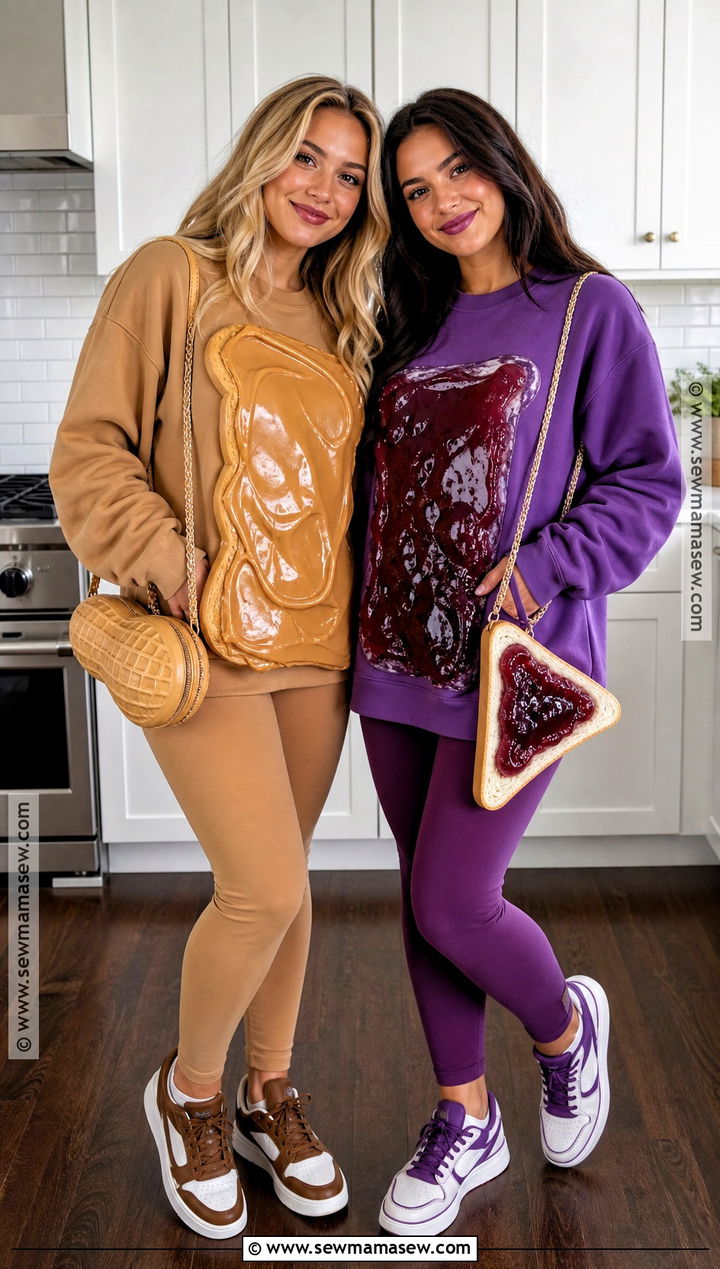 Peanut Butter And Jelly Duo Costume - 30 halloween costumes duo for women
