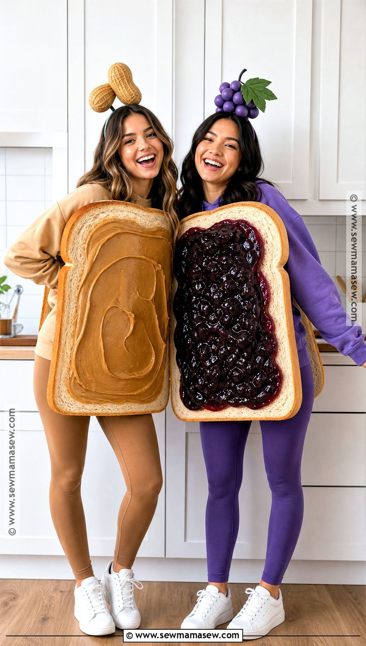 Peanut Butter And Jelly Duo Costume - 35 duo costumes for girls for best friends