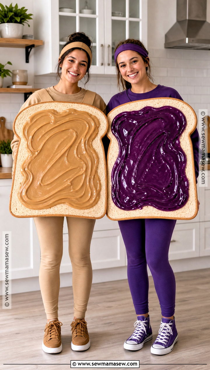 Peanut Butter And Jelly Duo Costume - 35 easy duo halloween costumes