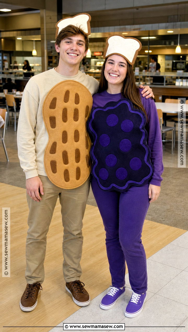 Peanut Butter And Jelly Duo Costume - 30 college costume ideas