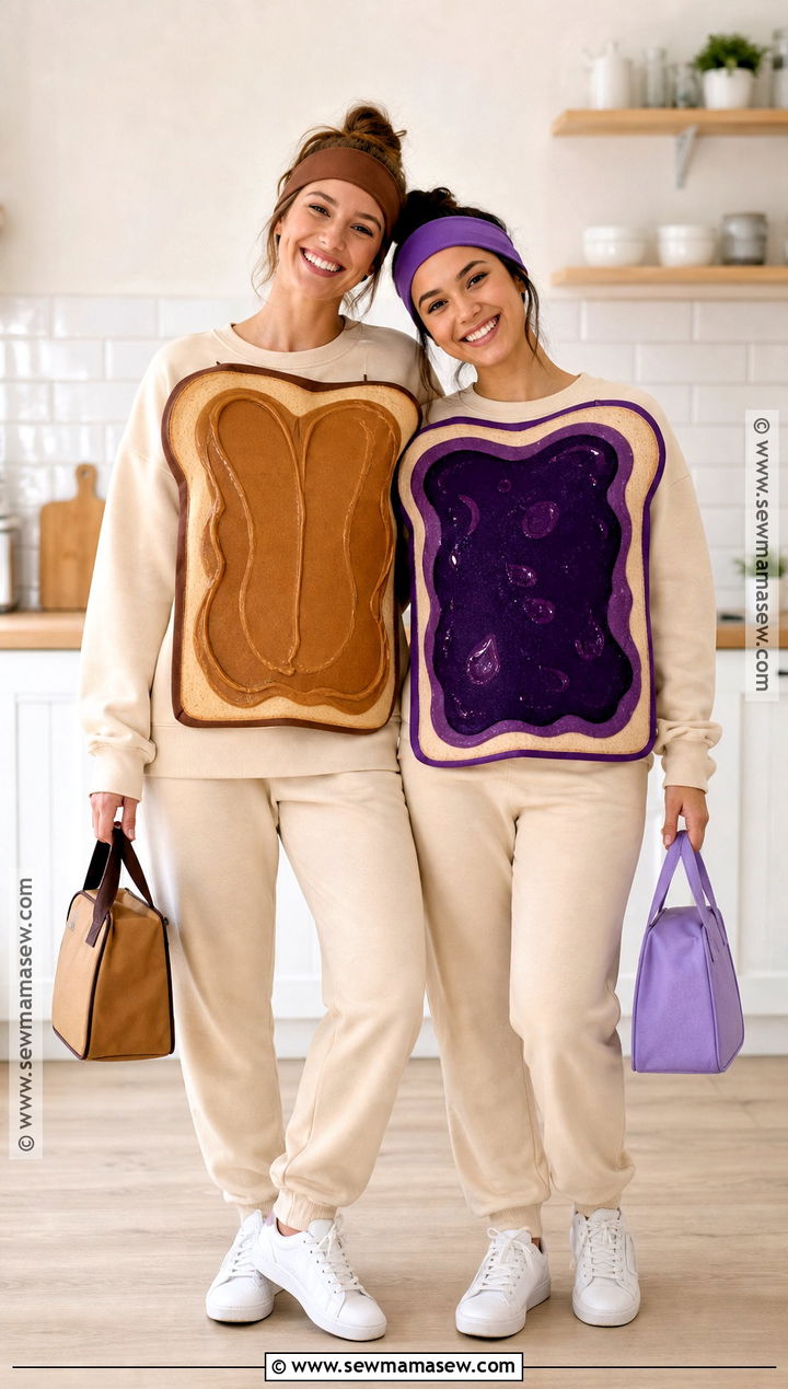 Peanut Butter And Jelly Friend Costume - 30 friend halloween costumes two