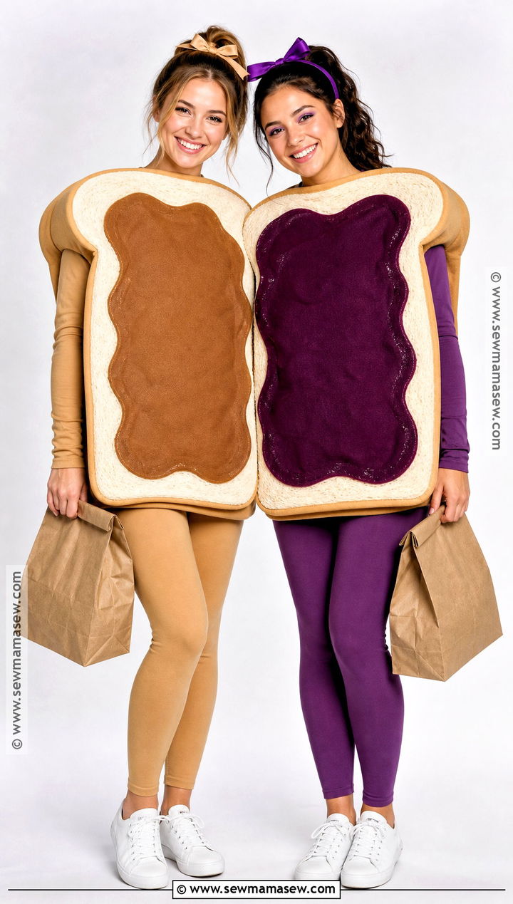 Peanut Butter And Jelly Friend Costume - 40 costume ideas for 2 for friends