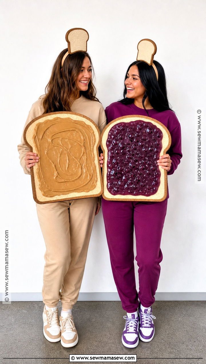 Peanut Butter And Jelly Friend Costume - 30 friend costume ideas two