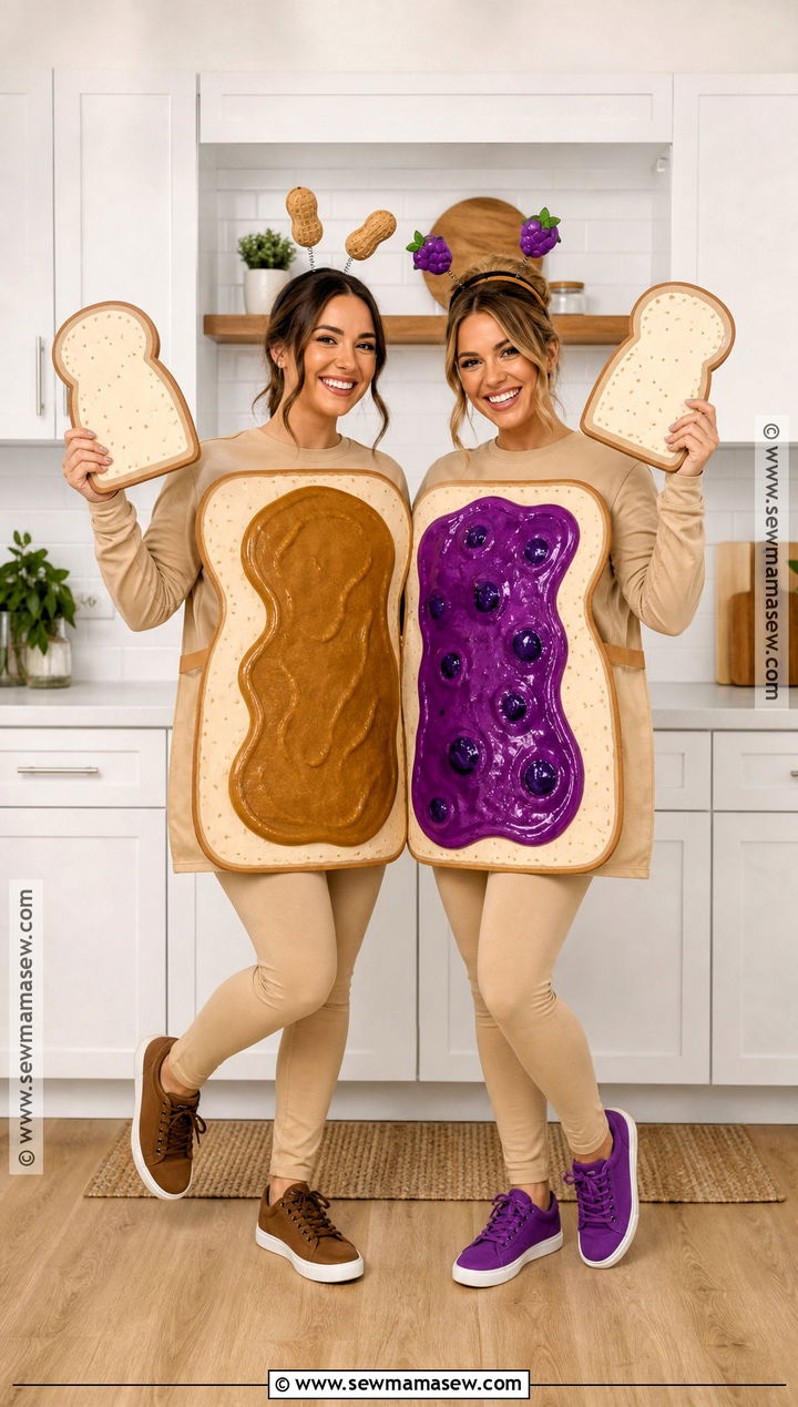Peanut Butter And Jelly Friend Duo Costume - 30 friend duo halloween costumes
