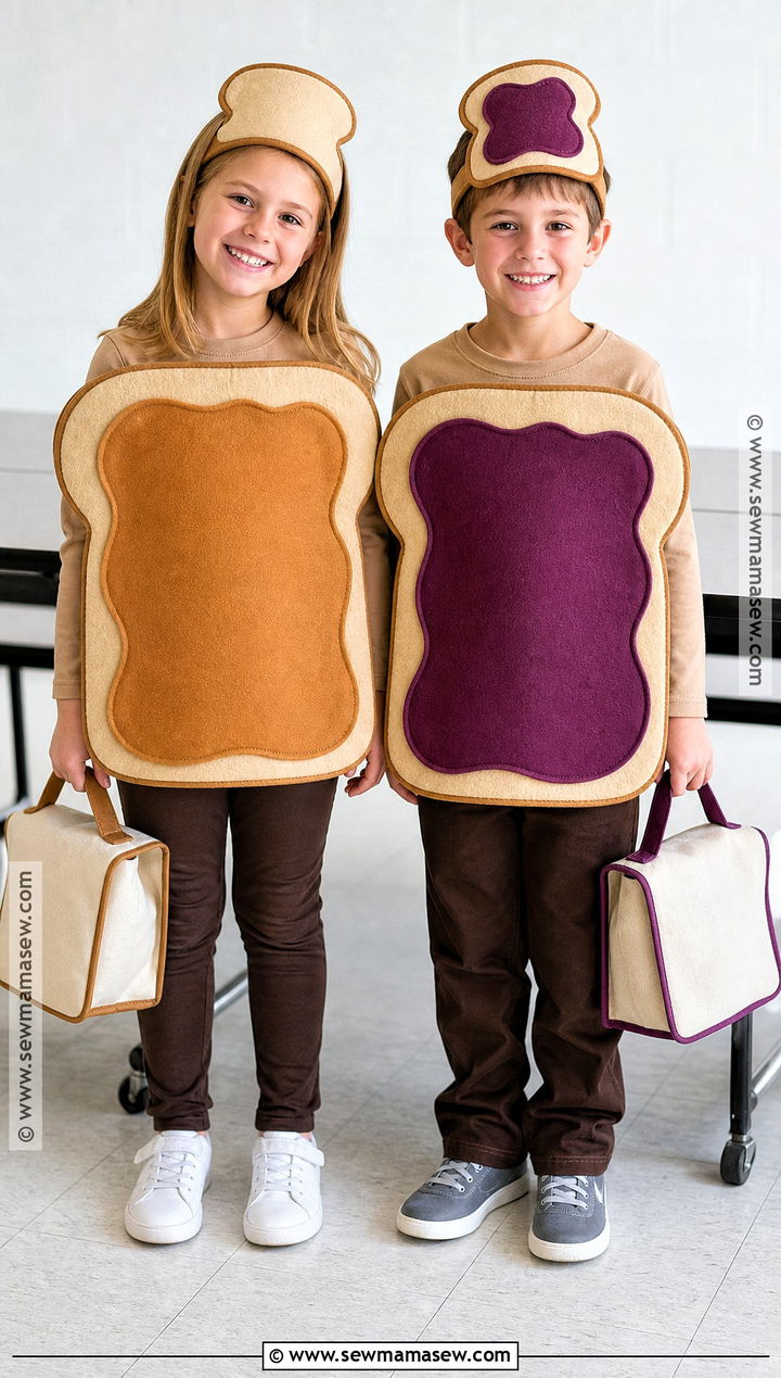 Peanut Butter And Jelly Sibling Costume - 30 sibling halloween costumes boy and for girls