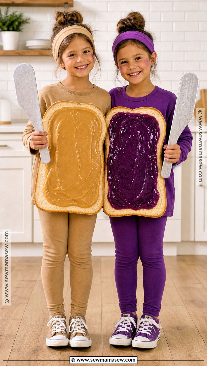 Peanut Butter And Jelly Twin Costume - 30 twins halloween costumes