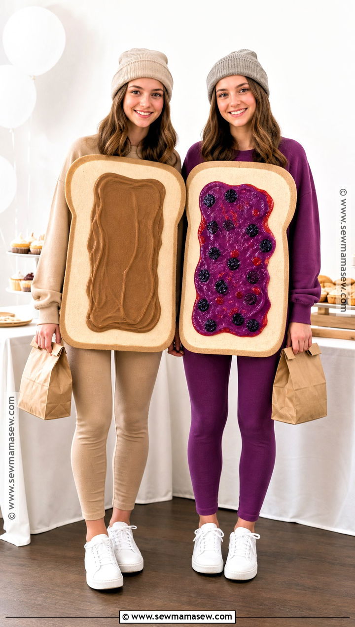 Peanut Butter And Jelly Twin Costume - 35 twin costumes