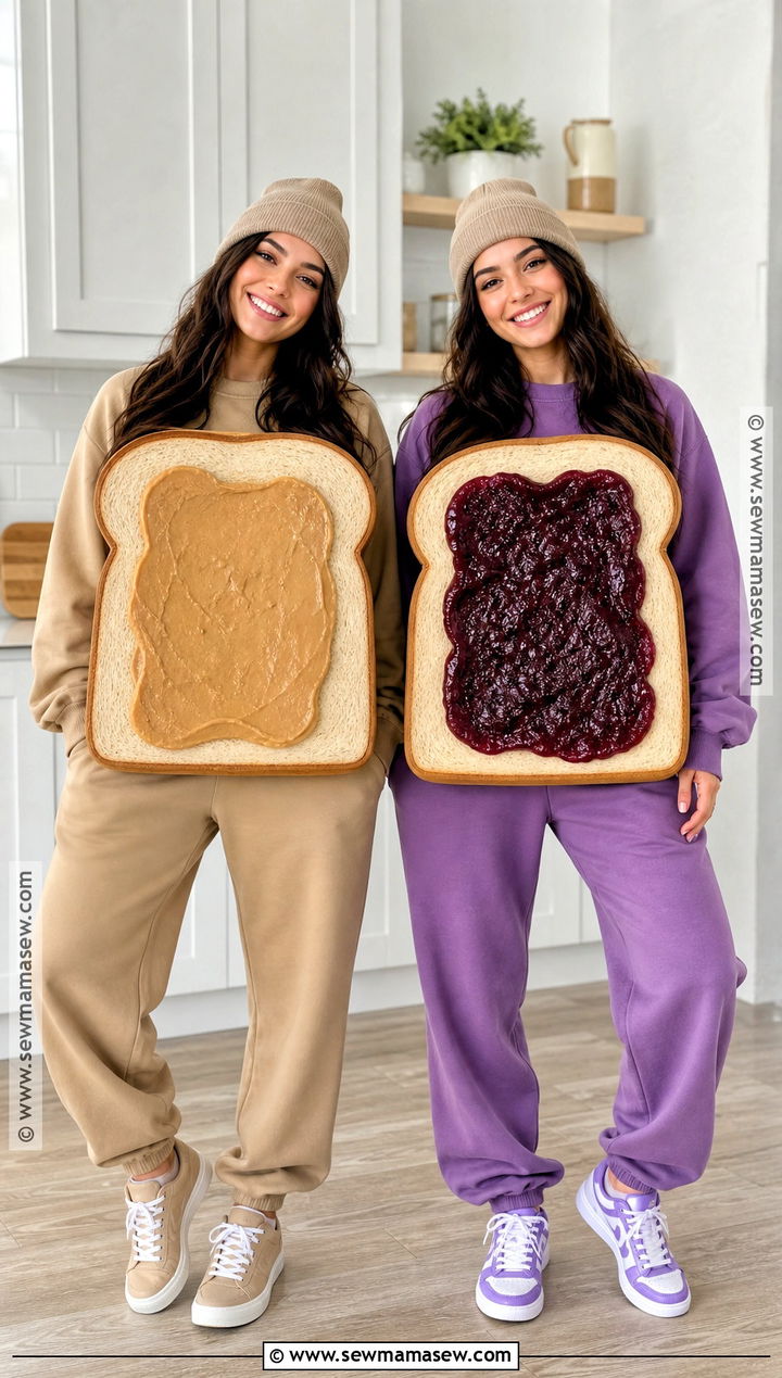 Peanut Butter And Jelly Twin Costume - 30 Twin Costume Ideas