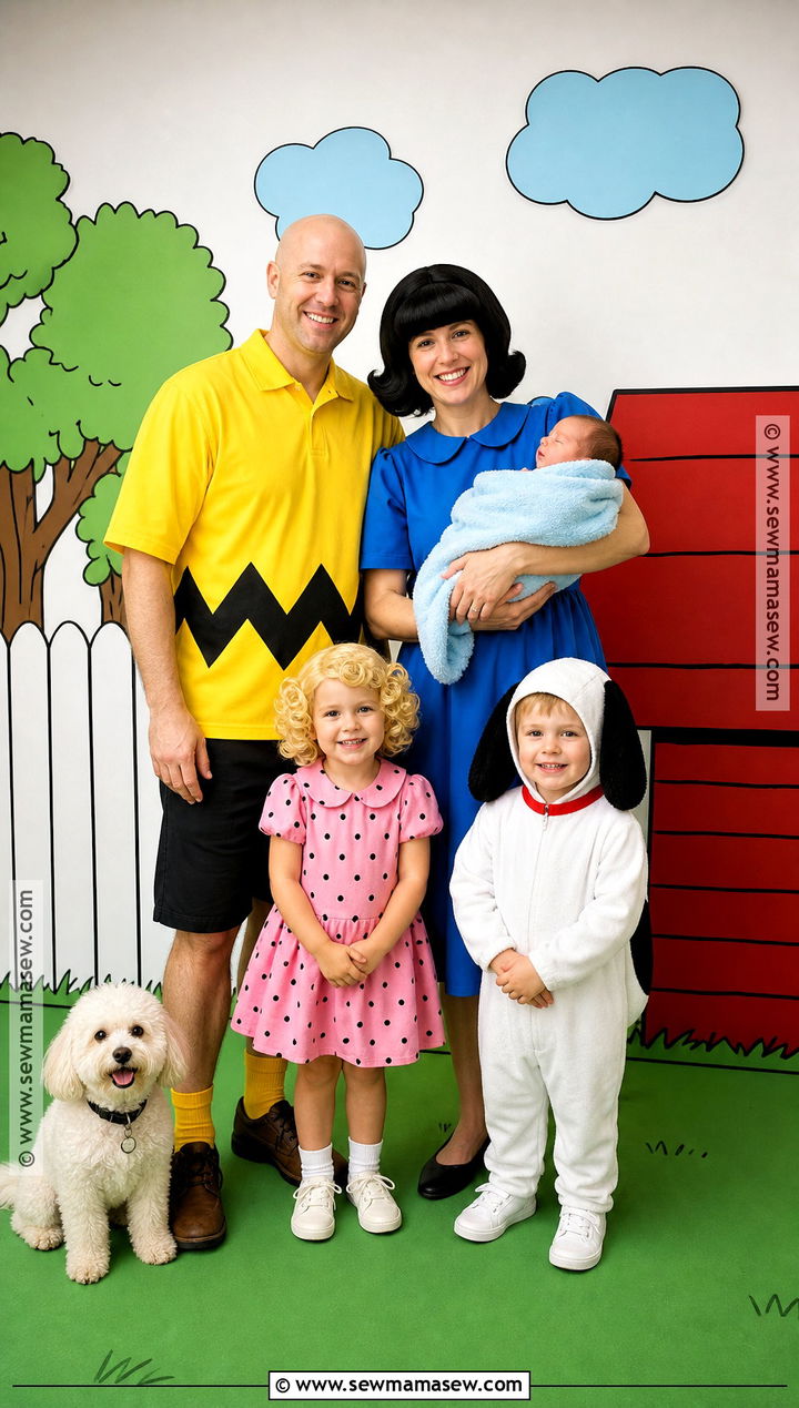 Peanuts Family Costume - 45 family costume ideas