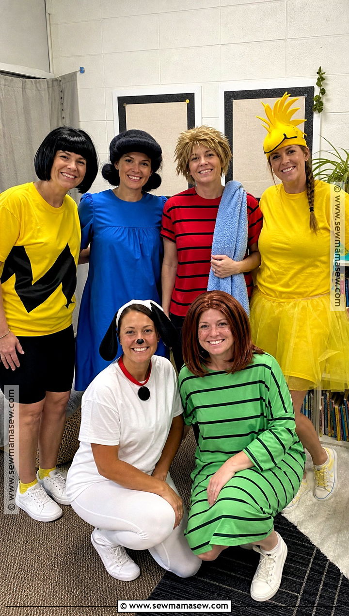Peanuts Teacher Group Costume - 35 teacher halloween costumes group