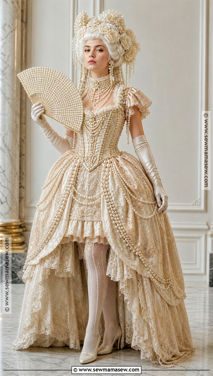 Pearl Ivory Marie Antoinette Costume - 35 marie antoinette costume halloween ideas