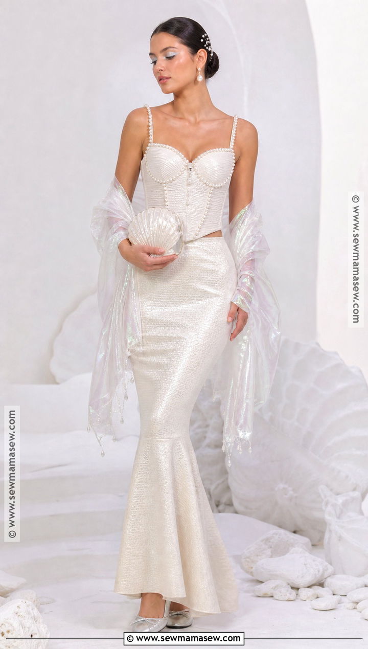 Pearl White Mermaid Outfit - 35 mermaid halloween outfit ideas