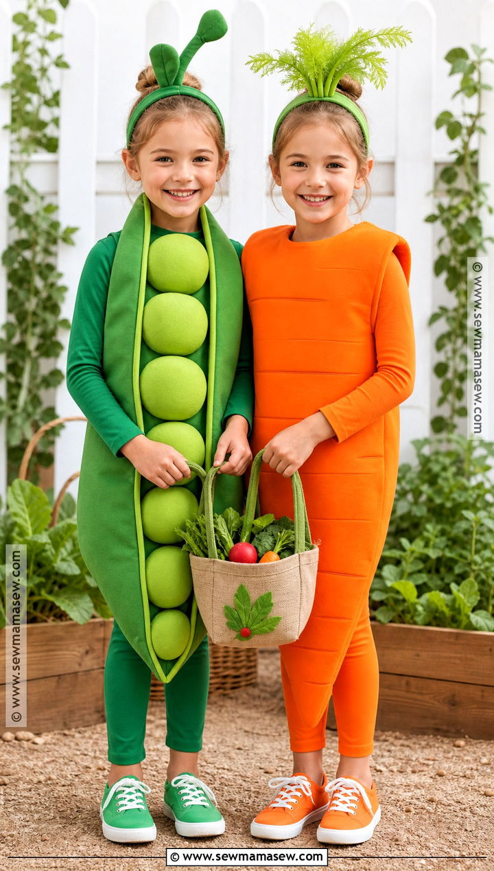 Peas And Carrots Twin Costume - 35 twin costumes