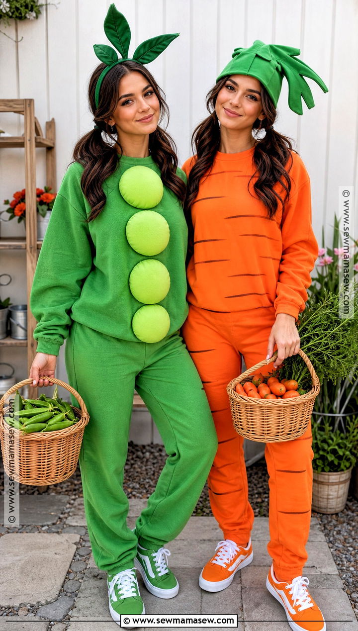 Peas And Carrots Twin Costume - 35 twin costume ideas