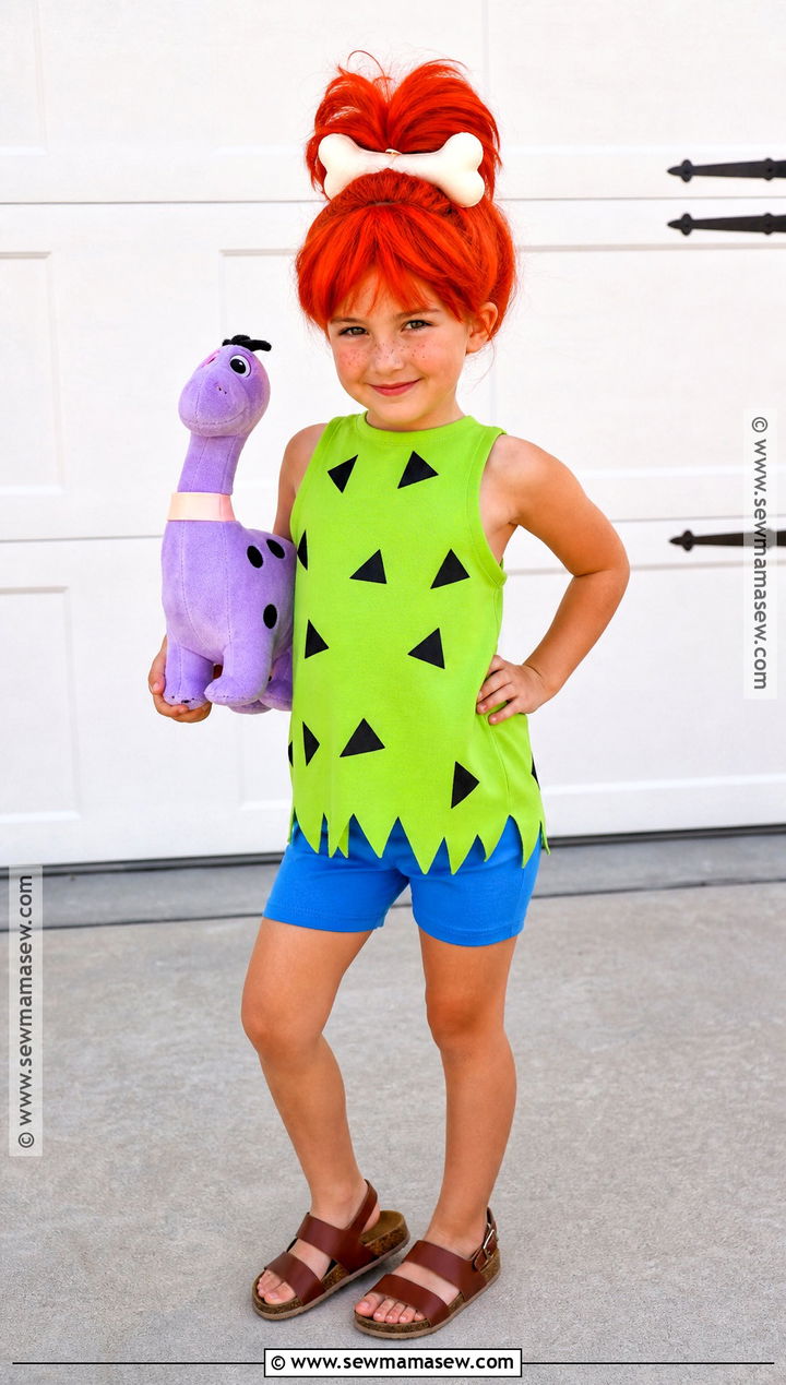 Pebbles Flintstone Costume - 30 characters with red hair costumes