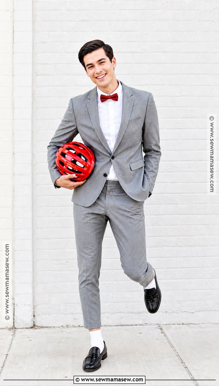 Pee wee Herman Gray Suit Costume - 30 Tim Burton Characters Costumes