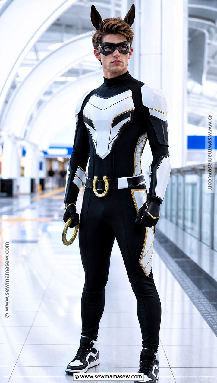 Pegasus Cosplay With Black White Horse Suit - 30 Miraculous Cosplay Ideas