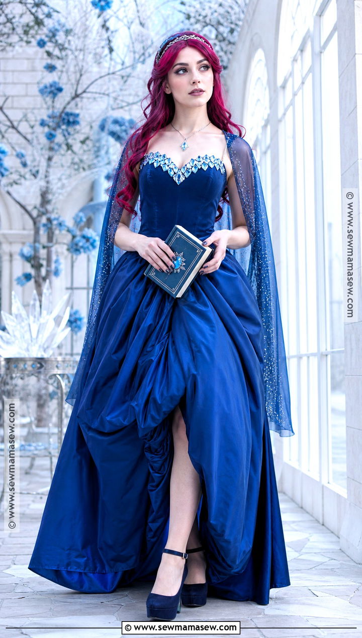 Penelope Cosplay With Blue Crystal Dress - 30 Penelope Cosplay Ideas