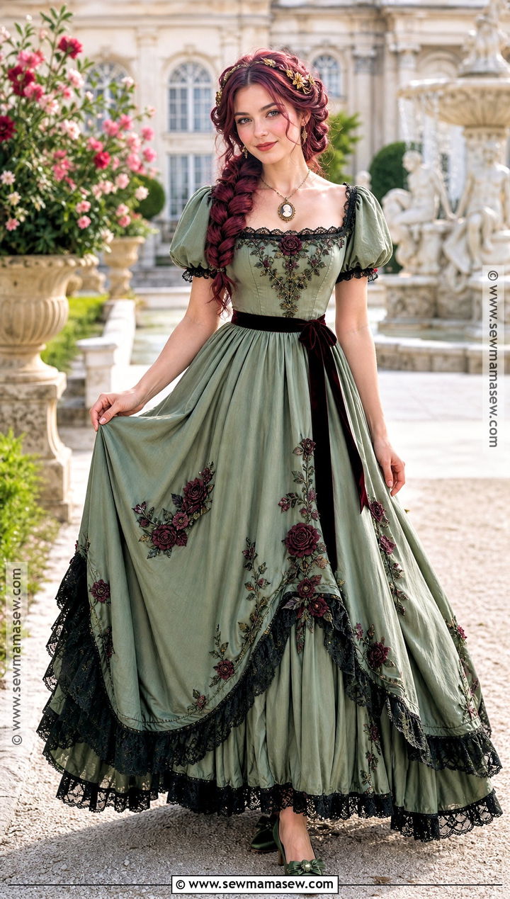 Penelope Cosplay With Green Garden Dress - 30 Penelope Cosplay Ideas