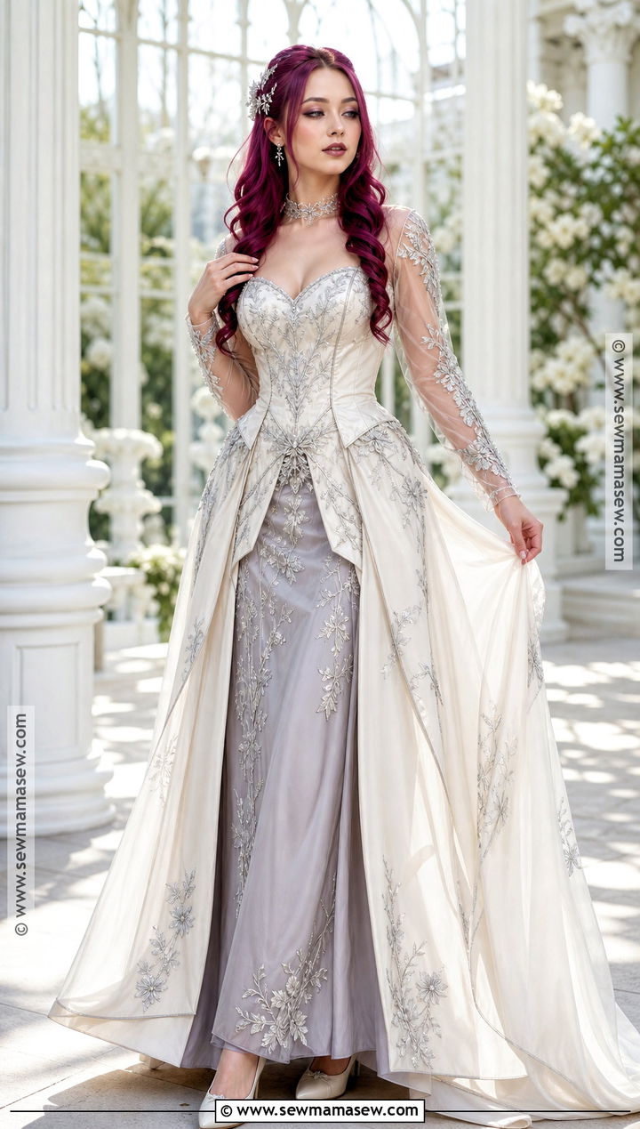 Penelope Cosplay With White And Silver Gown - 30 Penelope Cosplay Ideas