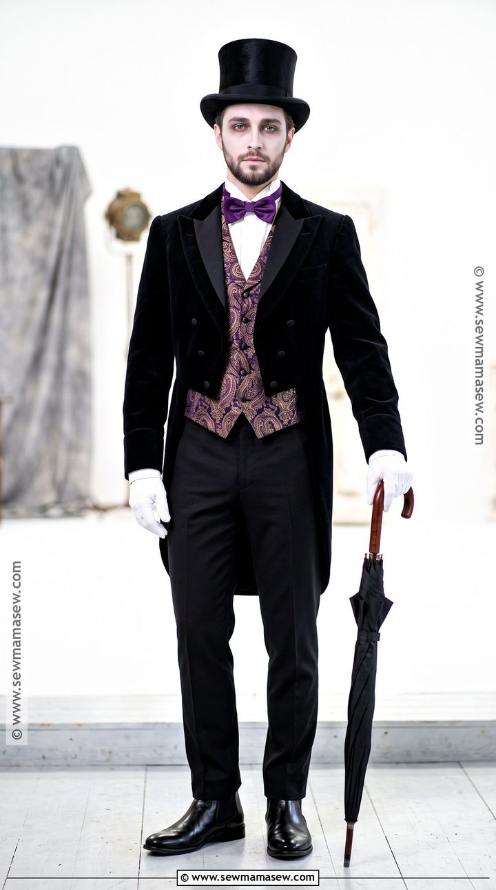Penguin Black Tailcoat Costume - 35 tim burton halloween costumes